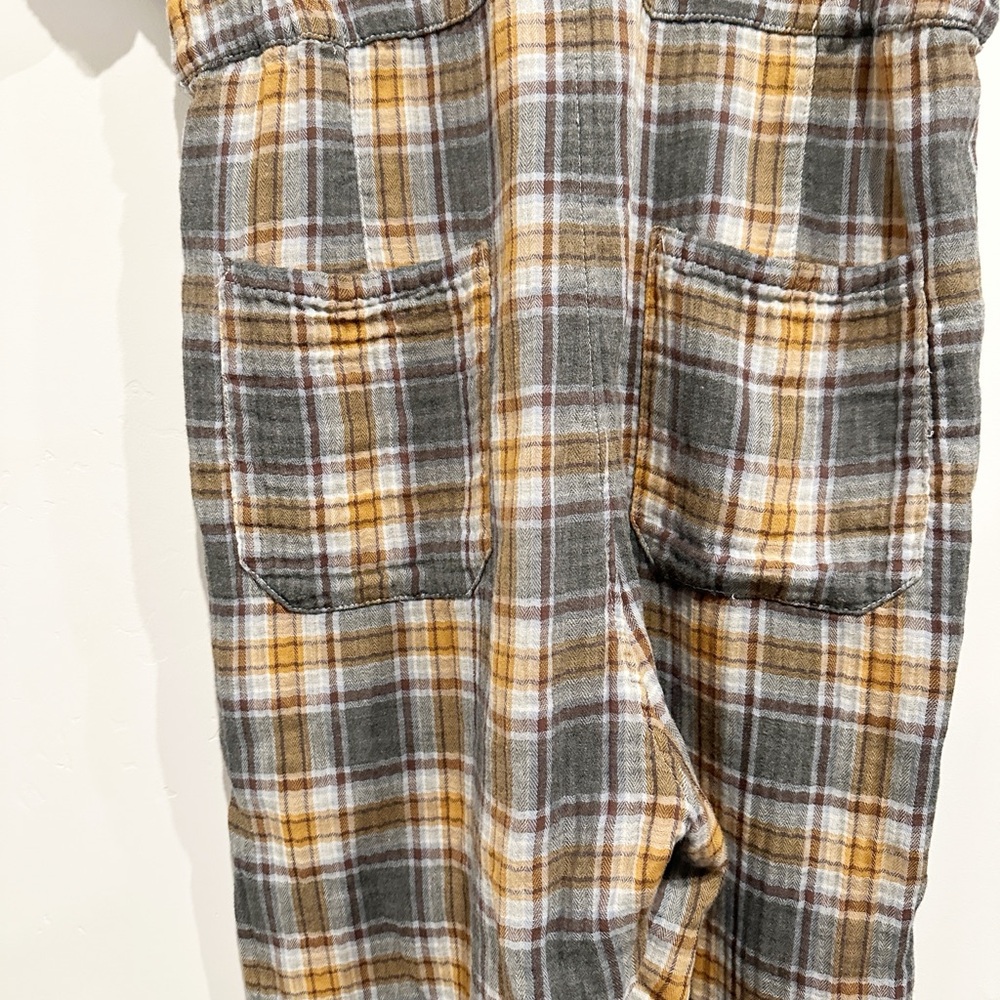 Free People x CP Shades Marci Plaid Coveralls Size Medium - Picture 7 of 11